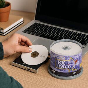Inv. 100% 50pcs RiDATA 8X DVD-R Recordable Blank Media sealed